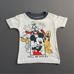 Disney Kids T-Shirt with Characters - White and Black